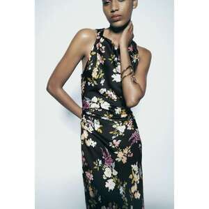 Zara Black Floral Dress